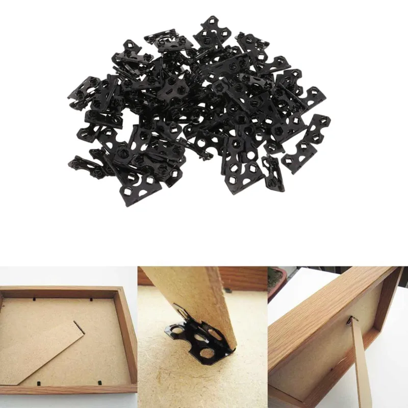 Bamboo Photo Frame - 100 Stuks Diy Framing Benodigdheden Opvouwbare