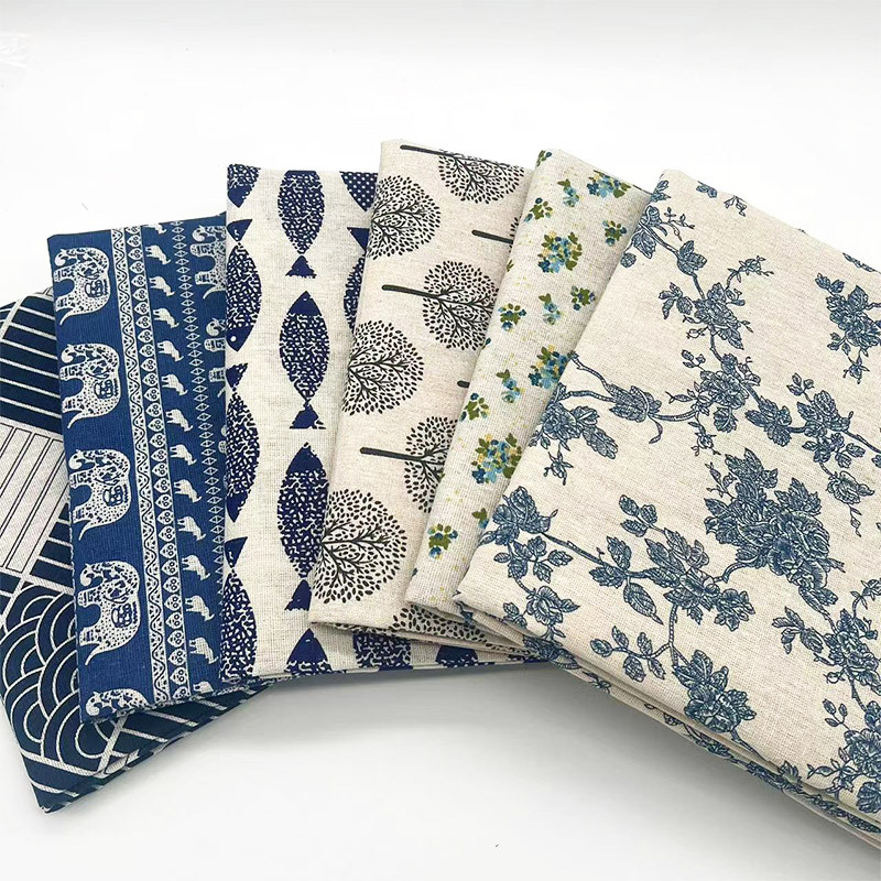 Vintage blauwe bloemenkatoenen - Linen Table Runner recensie en prijs