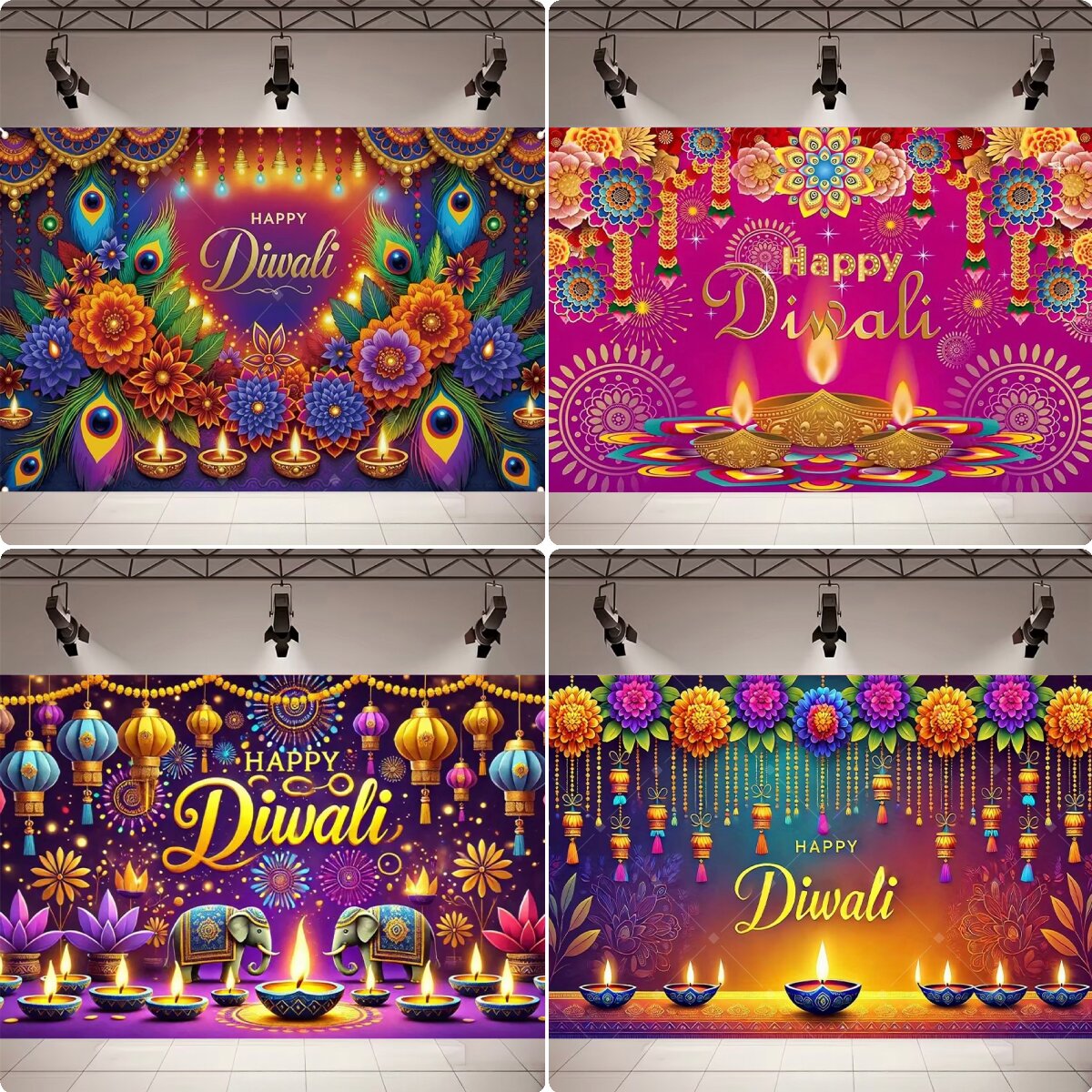 Feestelijke Diwali decoratie f - Home Decor Indonesia recensie en prijs