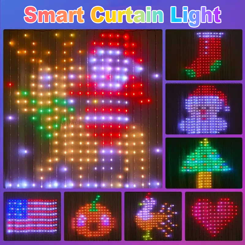 1/2PCS 400LEDs Smart Gordijn L - Home Decor Free App recensie en prijs