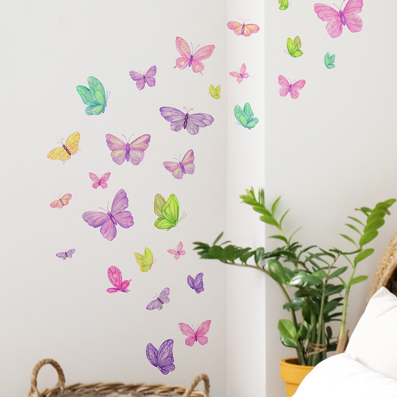 Romantische vlinder wandsticke - Home Decor Indonesia recensie en prijs