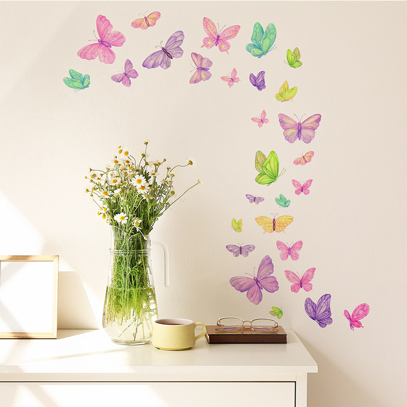 Romantische vlinder wandsticke - Home Decor Indonesia recensie en prijs