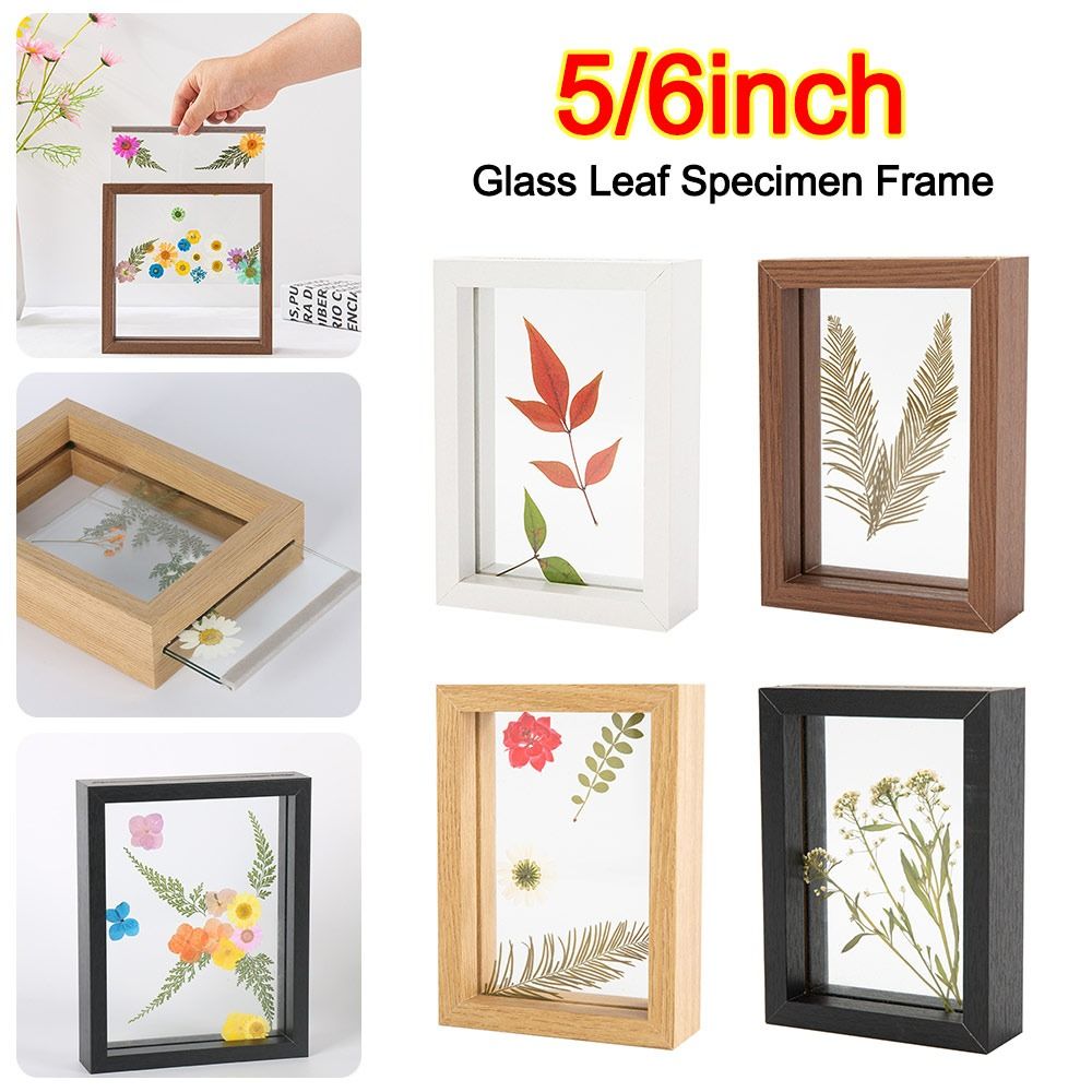 Houten glazen bladmonsterframe - Bamboo Photo Frame recensie en prijs