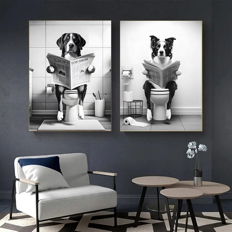(1pc frameloos) Grappige diere - Home Decor Magazine recensie en prijs